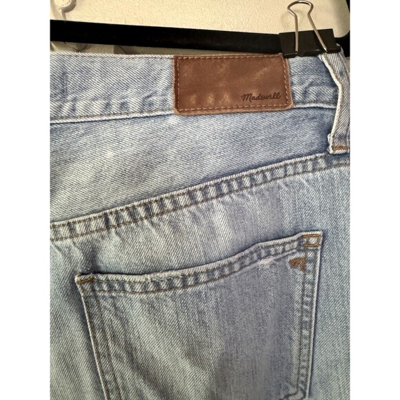 Madewell Perfect Summer Jean 29 Light Wash High Rise Straight 100% Cotton - Picture 4 of 5